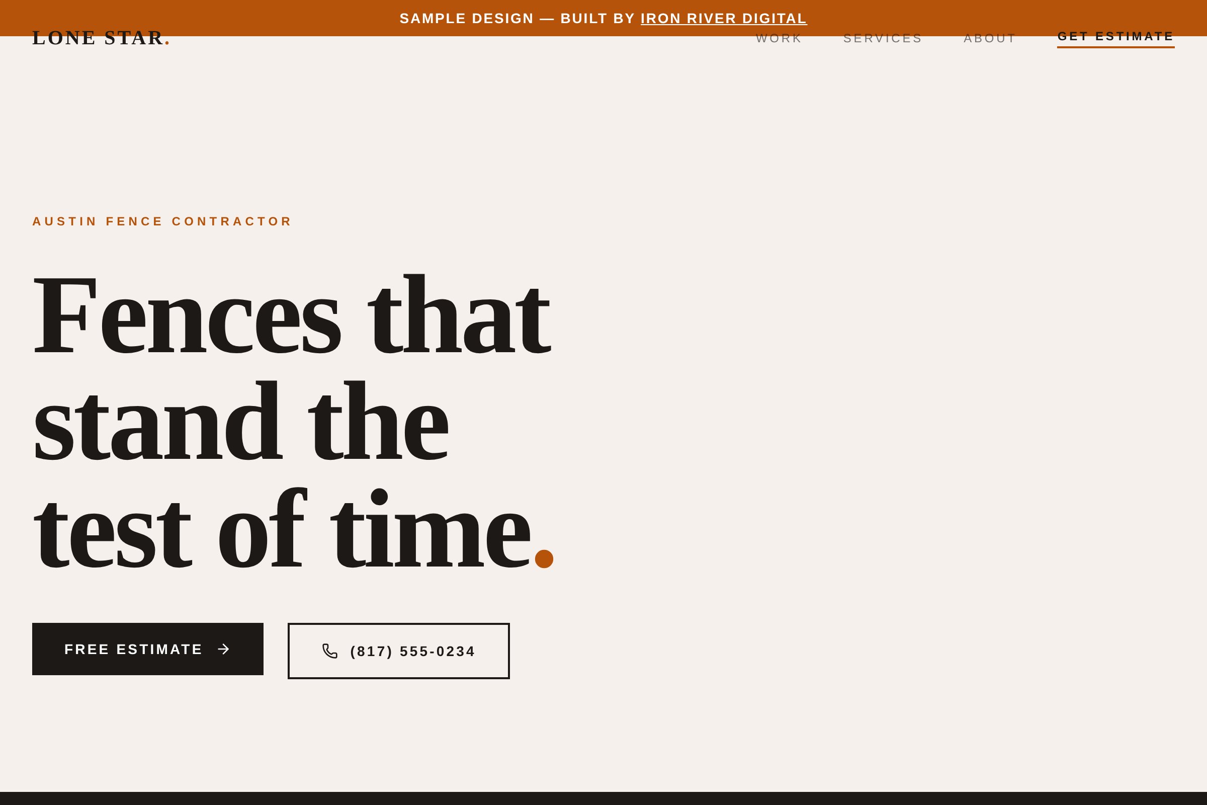 Lone Star Fencing website